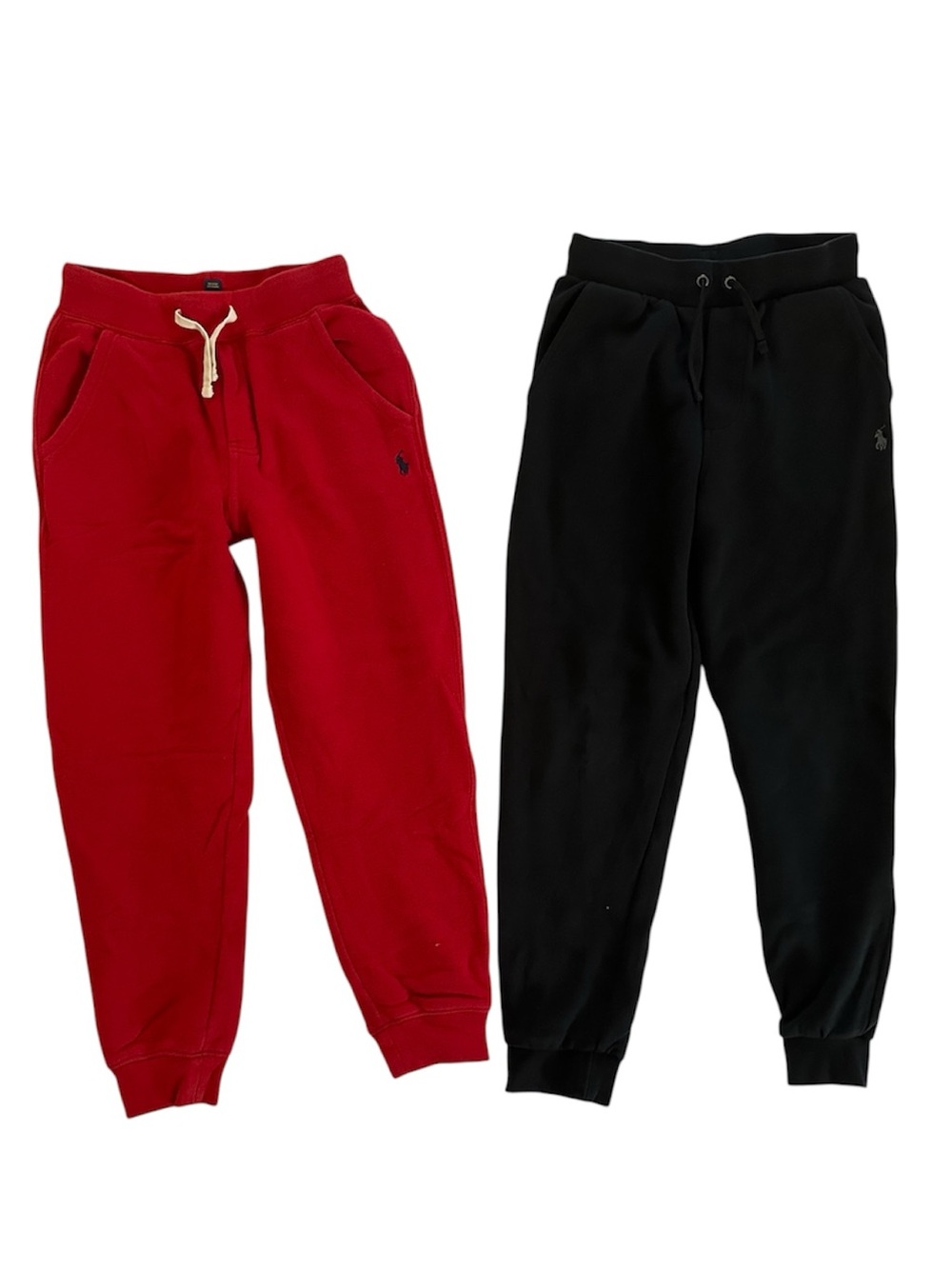 Polo by Ralph Lauren Boy’s Red & Black Jogger Pants - 2-Pack